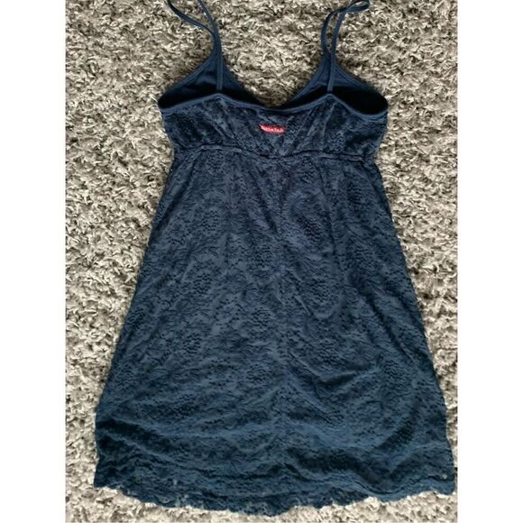 HARD TAIL FOREVER BLUE LACE LINED SUN TANK DRESS SZ M - Picture 2 of 8